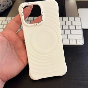 Casetify Cream Ripple Phone Case for iPhone 15 Pro Max